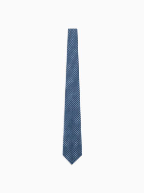 GIORGIO ARMANI ASV printed silk tie