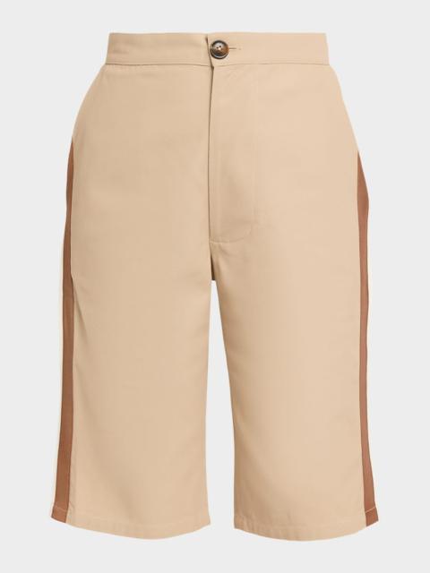 ZANKOV Lilou Side-Stripe Pedal Pusher Shorts