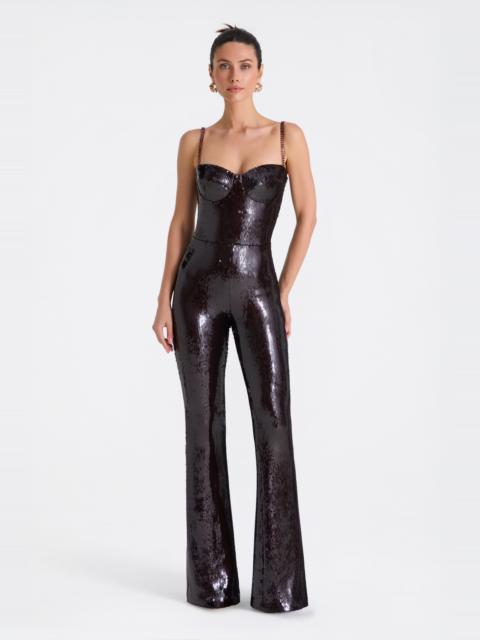 NADINE MERABI Lucinda Brown Jumpsuit