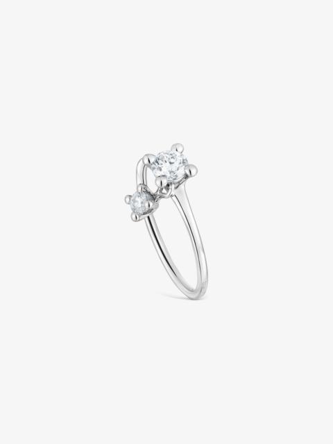 TOUS Platinum solitaire Ring and pendant motif with 0.45ct lab-grown diamonds TOUS Shine LGD