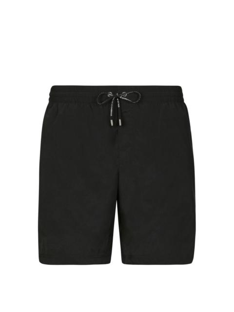 DG-print drawstring swim shorts