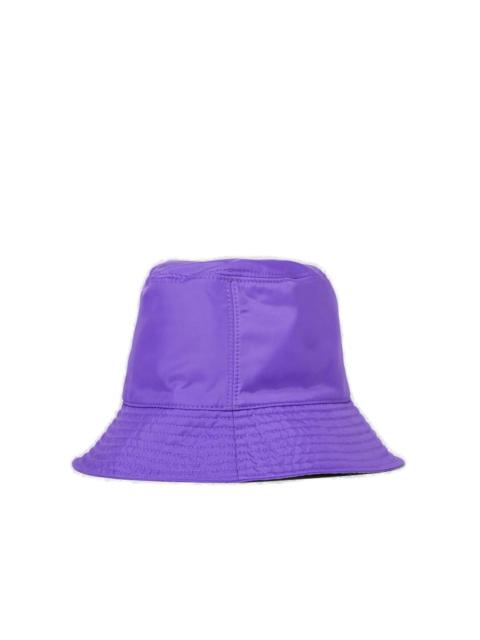 Moncler Moncler I109F3B00004596T163I Logo Bucket Hat — Purple