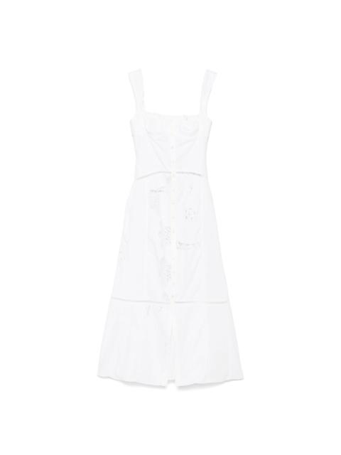 Marine Serre Regenerated midi dress