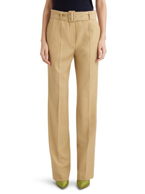 Pulla Belted Loose Straight Leg Pants