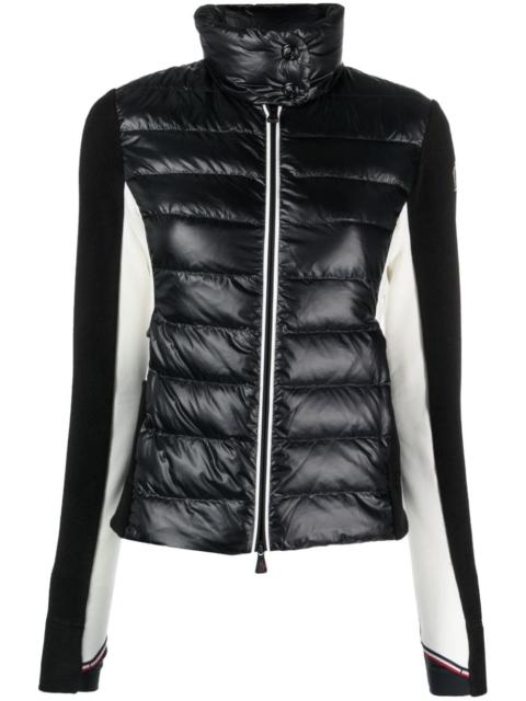 Moncler Grenoble fleece-panelled puffer jacket