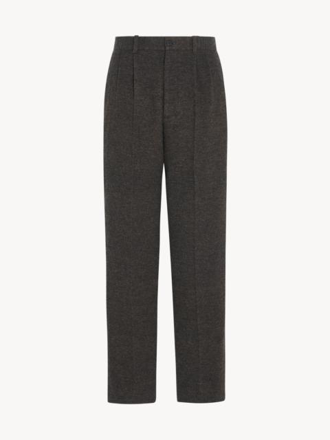 The Row Speek Pant in Linen and Wool