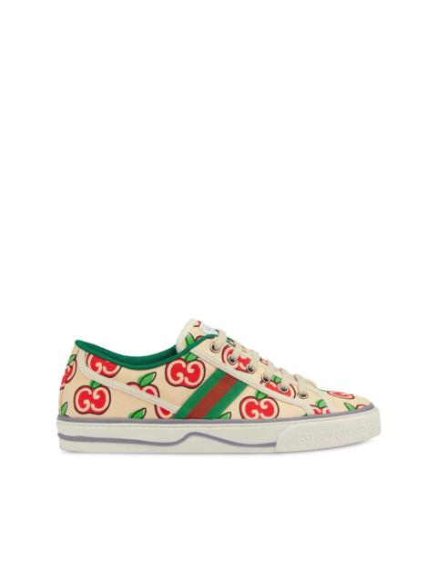 GUCCI Tennis 1977 apple print sneakers