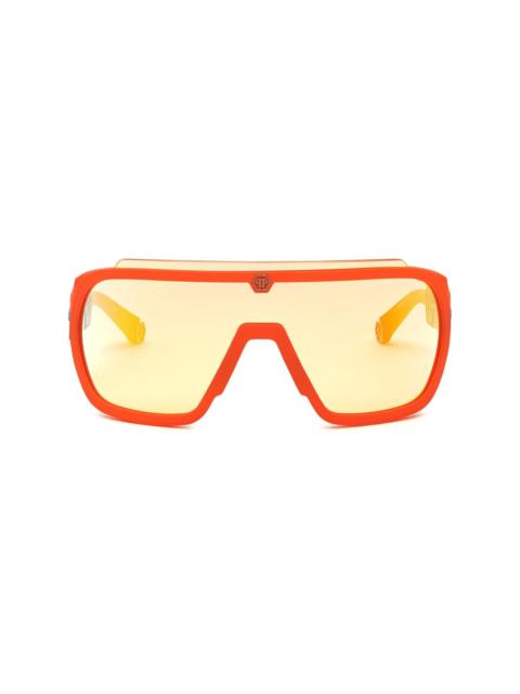 Outsider shield-frame sunglasses