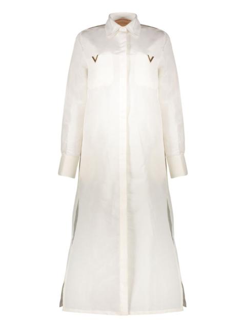 Valentino VLogo Signature shirt maxi dress