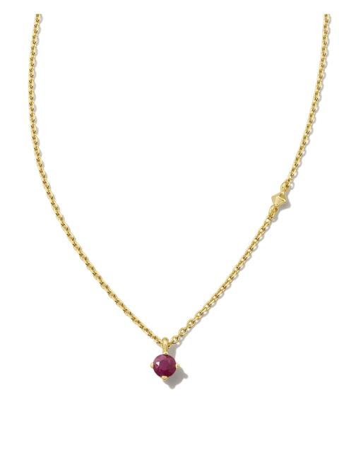KENDRA SCOTT Maisie 18k Gold Vermeil July Pendant Necklace