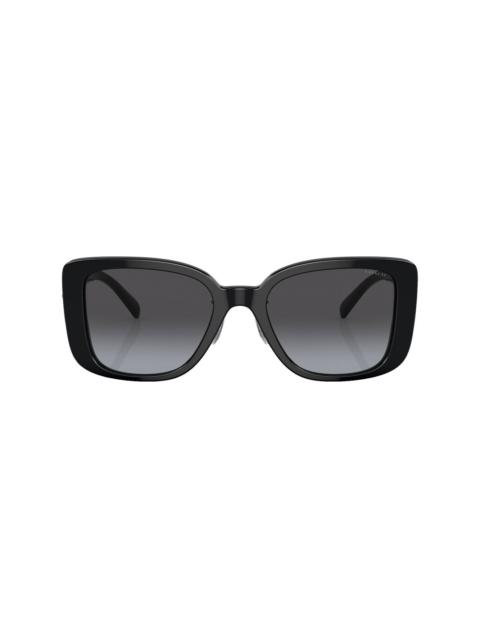COACH logo-plaque square-frame sunglasses