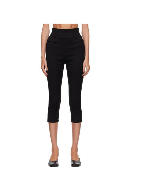 ISSEY MIYAKE Black Extension Cotton Trousers