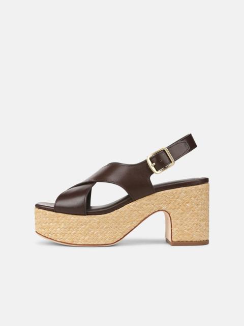 Vince Clementina Leather Platform Sandal