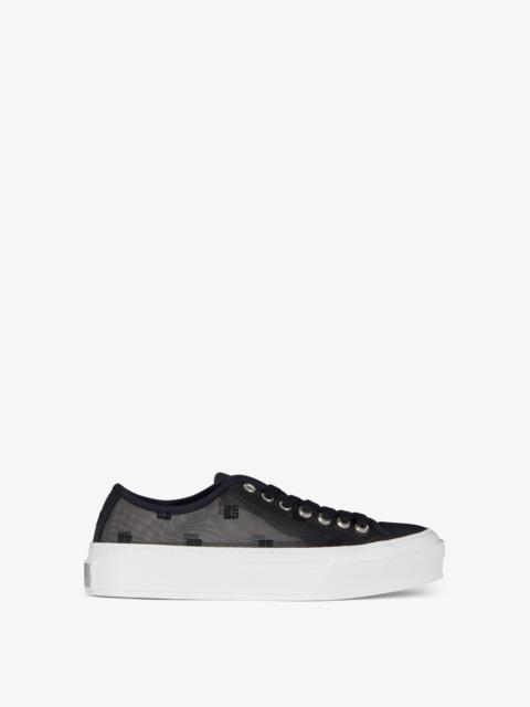 Givenchy CITY SNEAKERS IN 4G TRANSPARENT MESH
