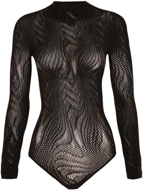 Wolford snake lace bodysuit