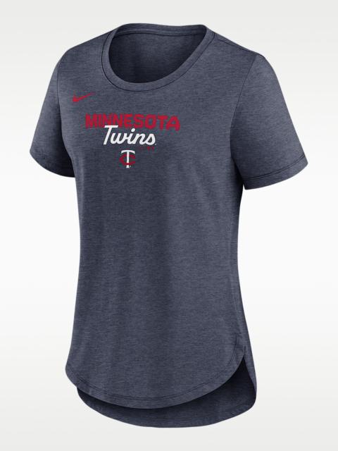 Nike Minnesota Twins Arched Team Name Women's Nike MLB T-Shirt
