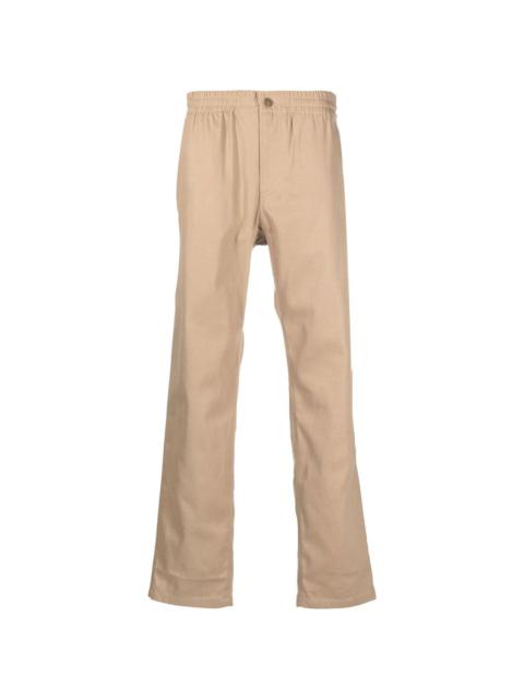 A.P.C. elasticated-waist straight-leg trousers