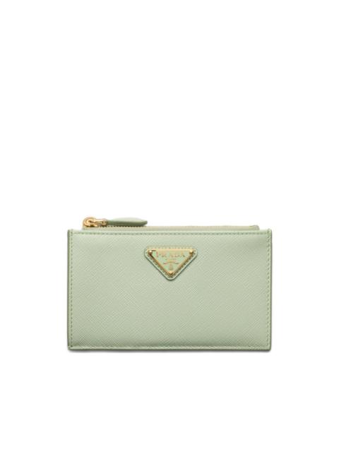 Prada logo-plaque card holder