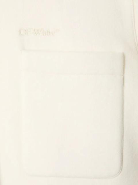 Off-White White Arrow Padded Overshirt