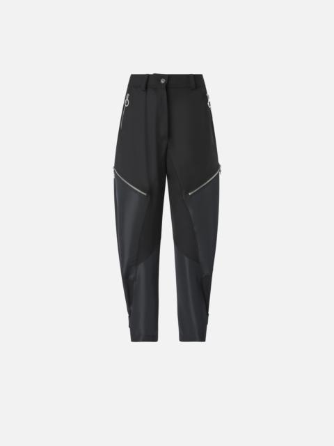 PINKO P-PANTS TROUSERS IN TECHNICAL FABRIC WITH ZIP