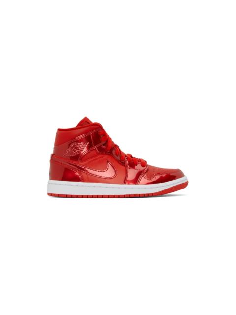 Jordan Red Air Jordan 1 Mid Sneakers