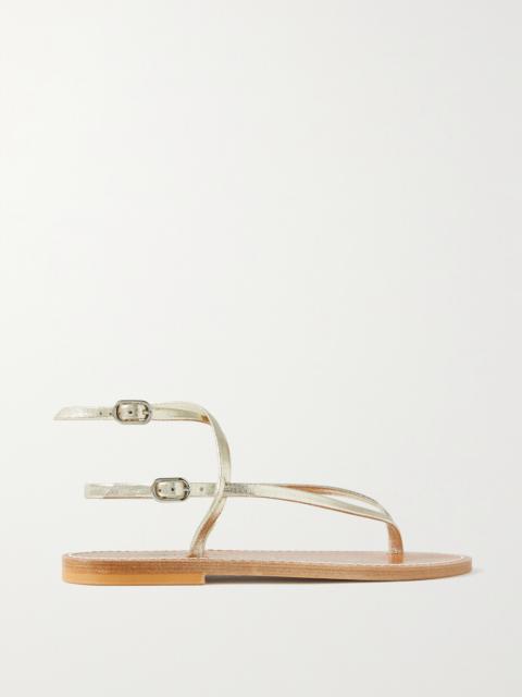 K.JACQUES + Net Sustain Abako Metallic Leather Sandals