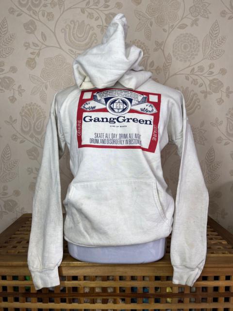 Other Designers Band Tees × Vintage - GangGreen Punk Rock American Band Vintage Hoodie 1990s