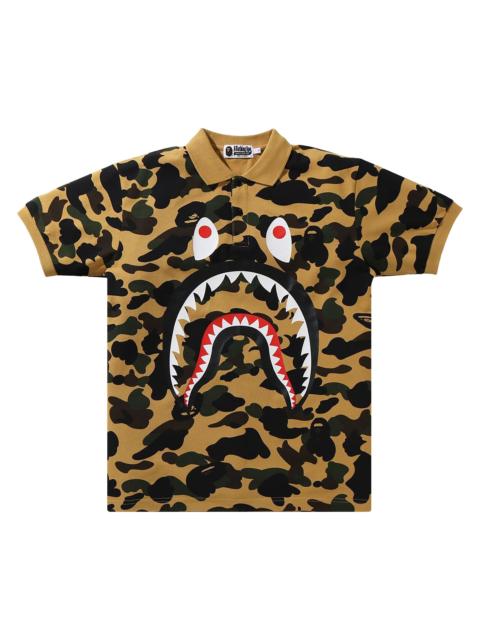A BATHING APE® BAPE 1st Camo Shark Polo 'Yellow'