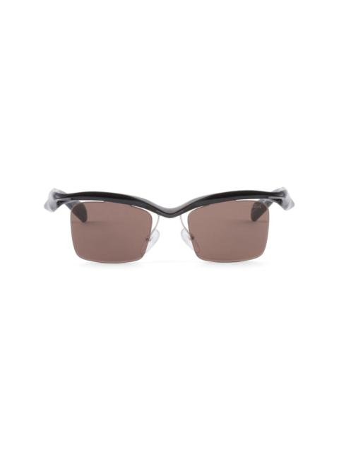 Prada Runway geometric-frame sunglasses