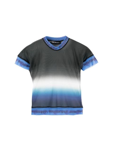 OTTOLINGER logo-trim ombré T-shirt