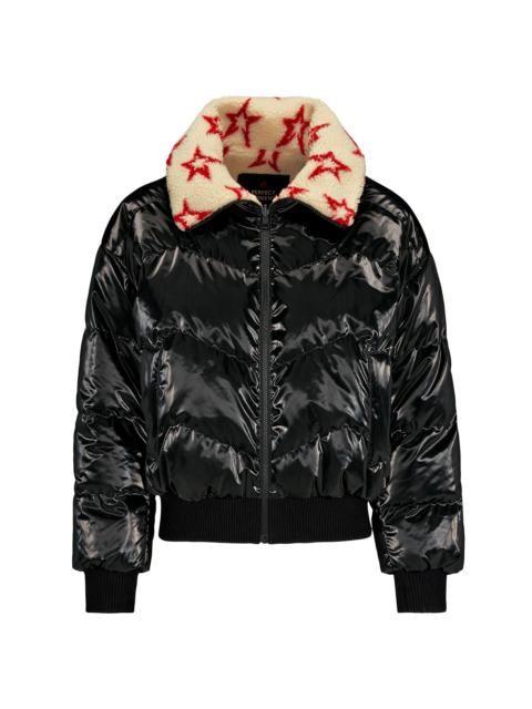 PERFECT MOMENT Women's Reversible Sherpa Down Puffer Jacket - Black