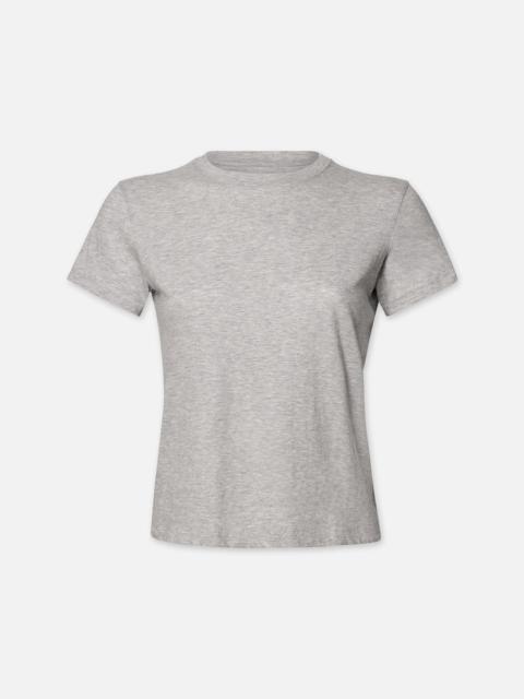 FRAME Baby Tee in Heather Grey
