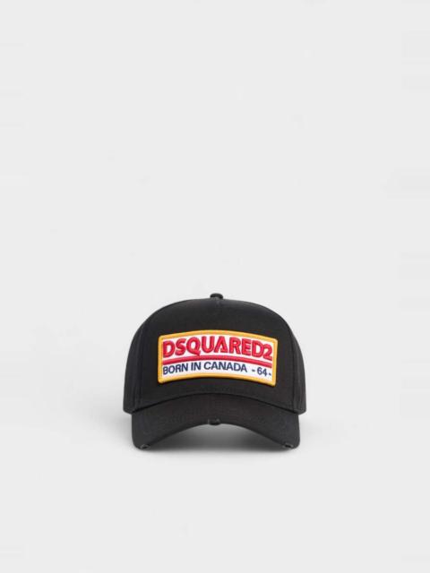 DSQUARED2 DSQUARED2 LOGO PATCH BASEBALL CAP