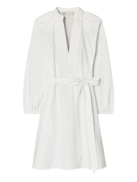 TORY BURCH collared belted shirt dress