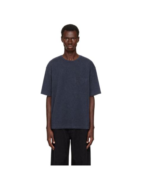 Lemaire Navy Short Sleeve T-shirt