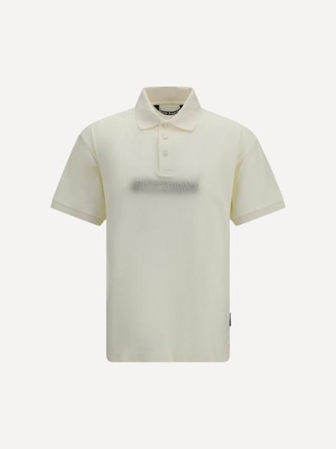 Palm Angels Cotton Polo with embroidered logo