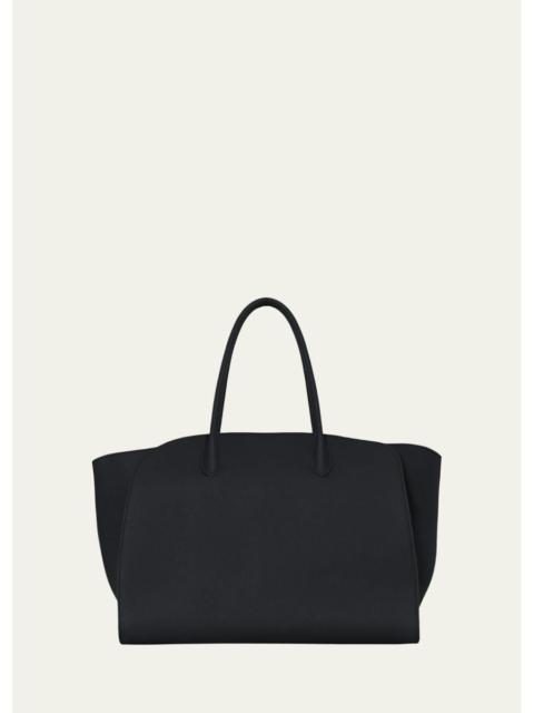 The Row Men's Marlo Saddle Leather Tote Bag