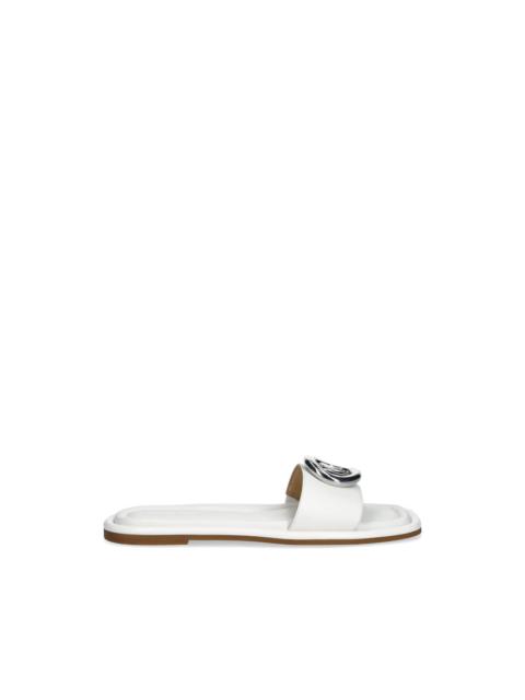 MICHAEL KORS Milan logo-plaque flat sandals