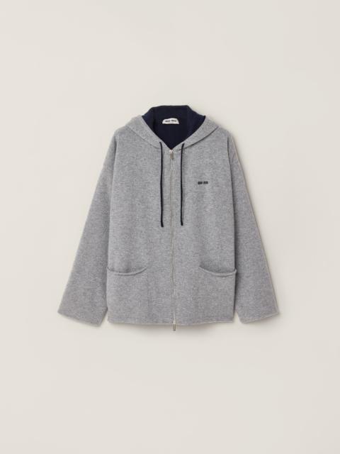 Miu Miu Cashmere cardigan hoodie