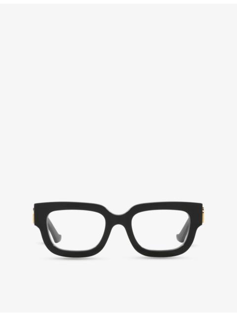 GUCCI GG1548O Rectangle-Frame Acetate Optical Glasses