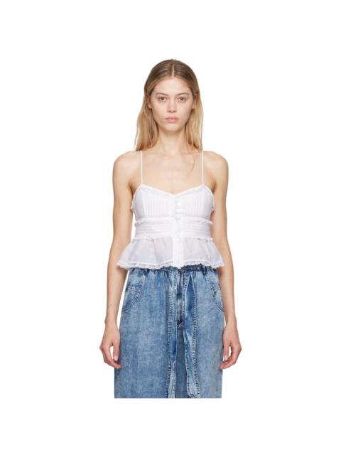 Isabel Marant Étoile White Gloria Camisole