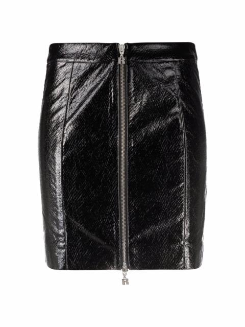 スカート ROTATE VINYL KARI SKIRT WITH ZIP ROTATE Kari zip-up skirt | REVERSIBLE