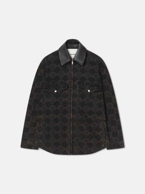 Nanushka Printed Denim Jacket