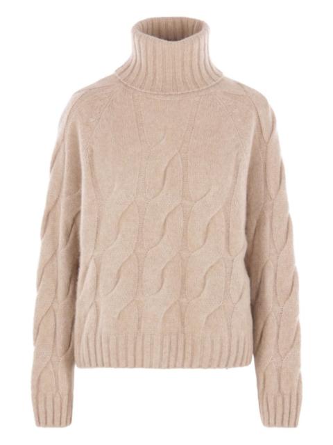 Allude cashmere-blend jumper
