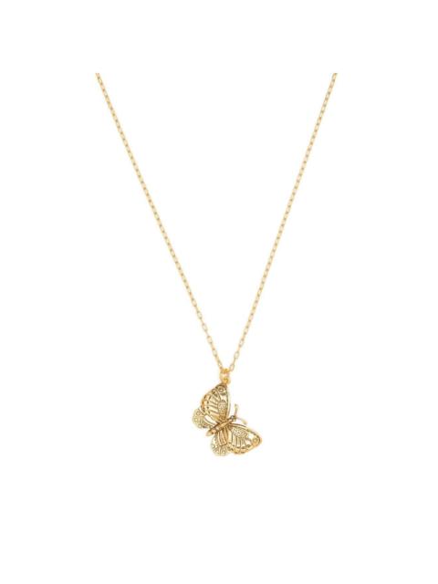 butterfly-charm necklace