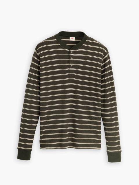 Levi's LONG SLEEVE THERMAL HENLEY