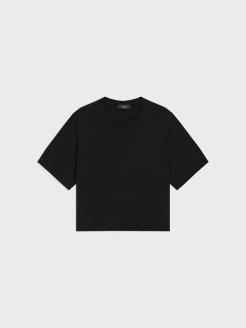 Theory Boxy Tee in Regal Wool