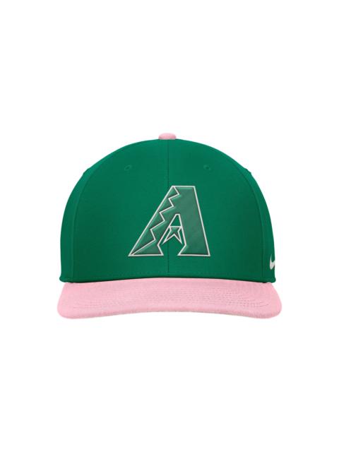 Nike Arizona Diamondbacks Malachite Pro Performance Snapback Hat "Green / Pink" NB09 0CPE DQS LU9