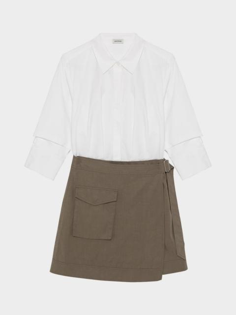 SIMKHAI Fraser Mini Combo Shirtdress