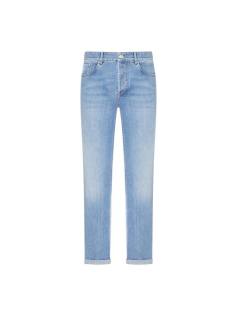 Brunello Cucinelli BRUNELLO CUCINELLI Light Denim Trousers New & Authentic (Men